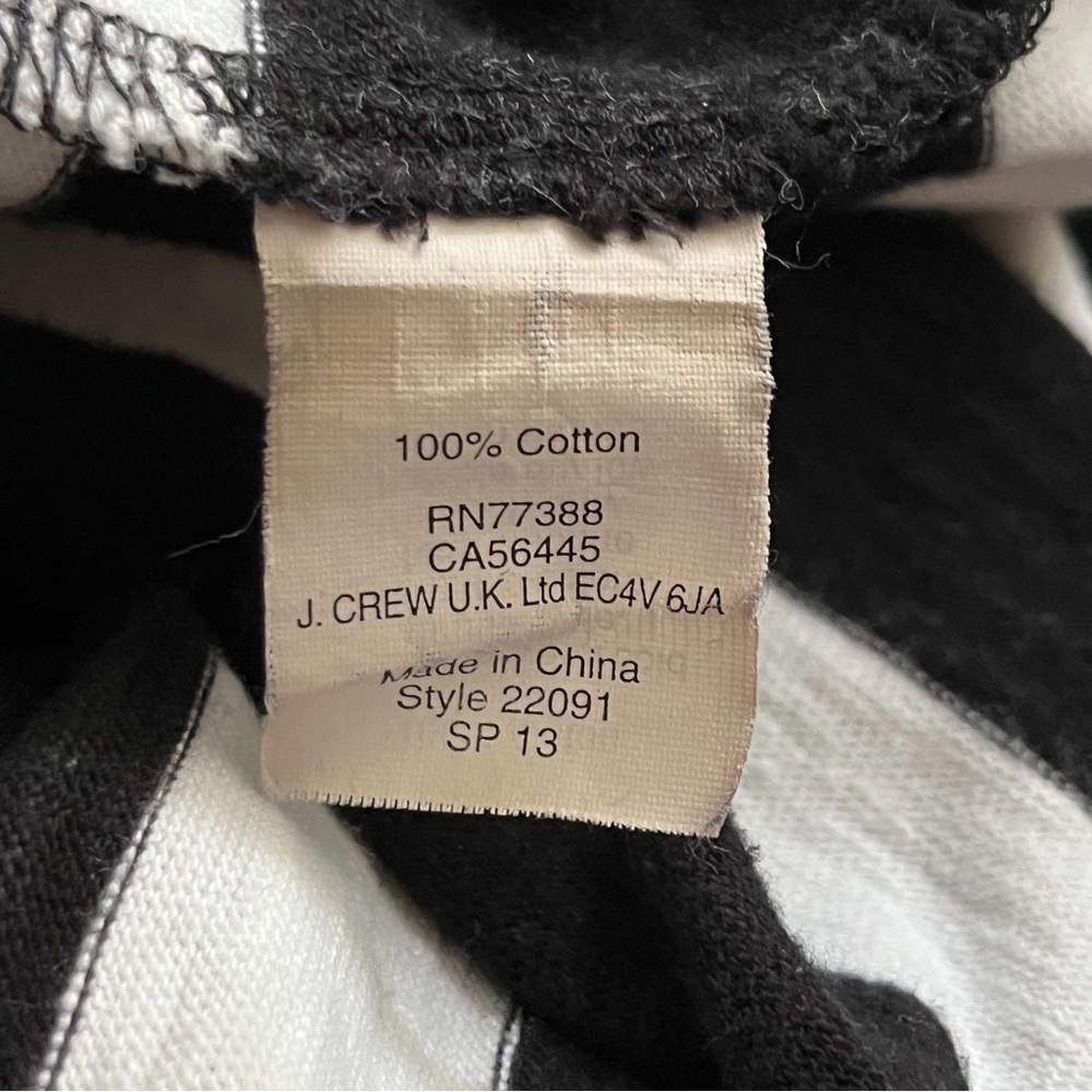 J. Crew Black and White Mini Dress - Picture 10 of 10